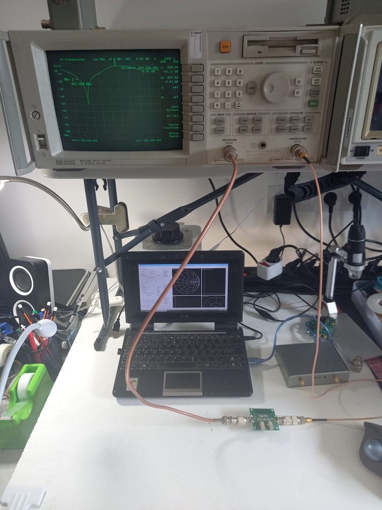 Filtros, Amplificadores RF, antenas, sintetizadores de frecuencia DDS/PLL. Analisis de compatibilidad electromagnética.