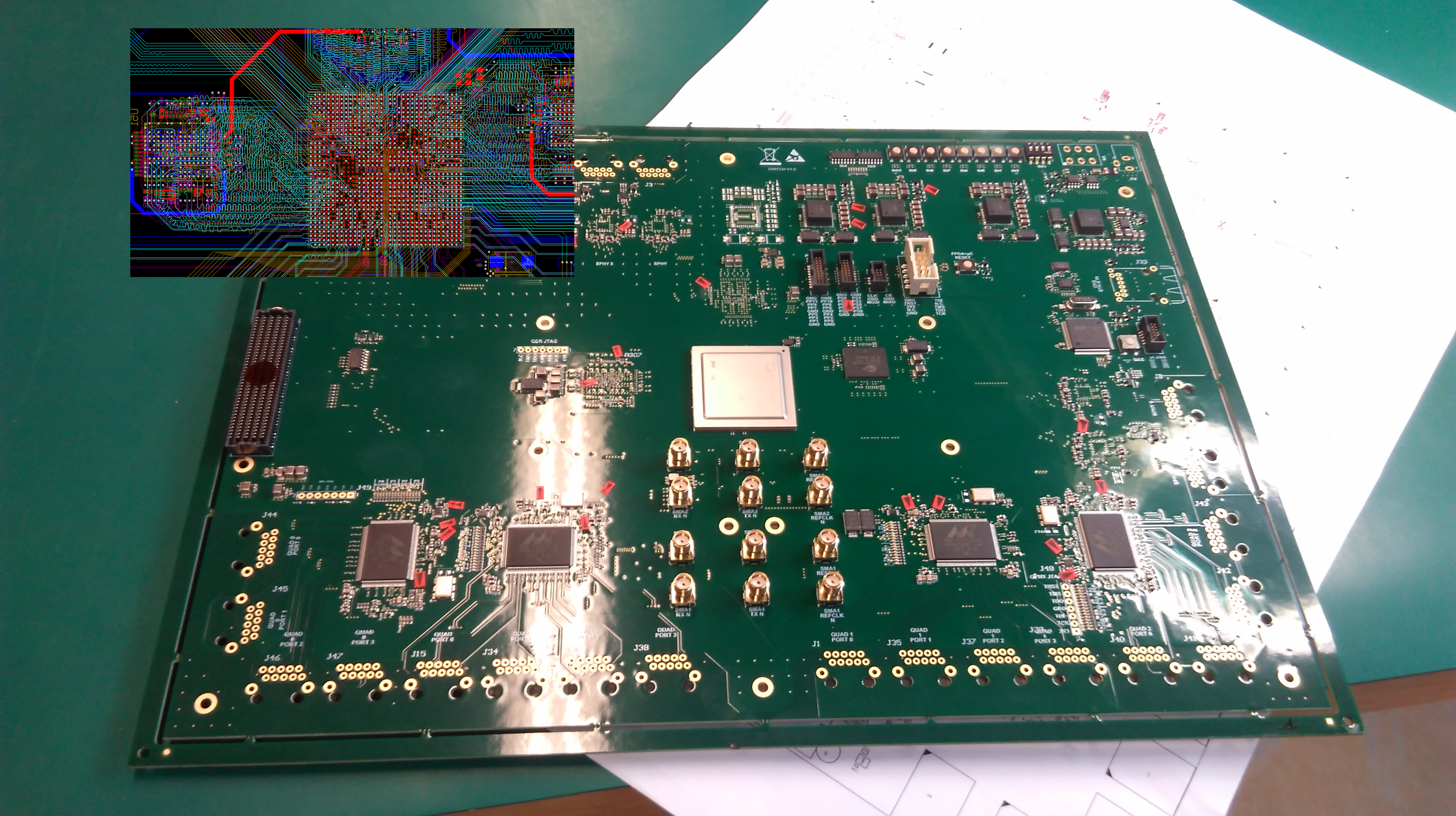 Systèmes numériques à haute vitesse (FPGA, DDR4, SERDES), puissance et routage RF.